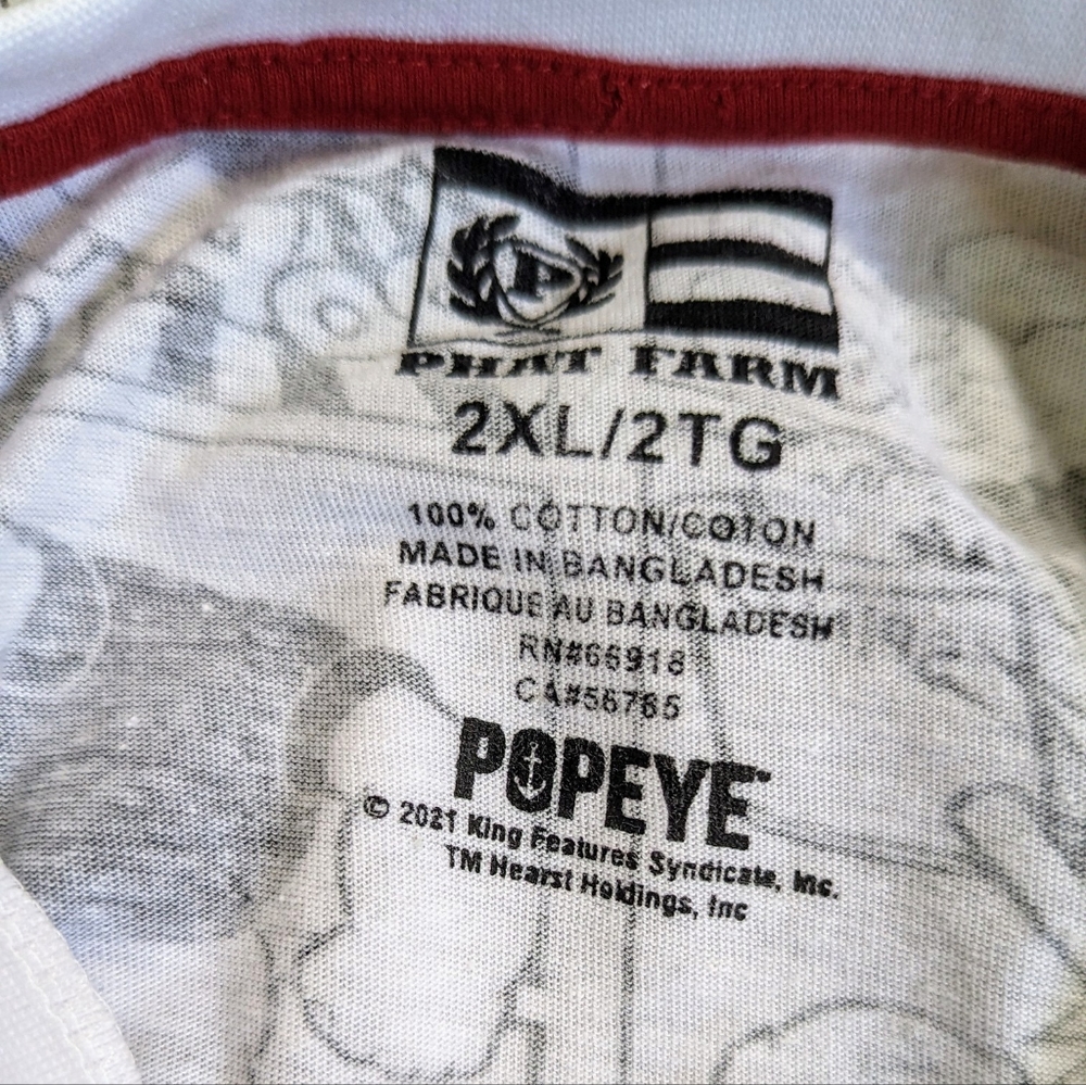 Phat Farm Long Sleeve Popeye XL - Picture 3 of 9
